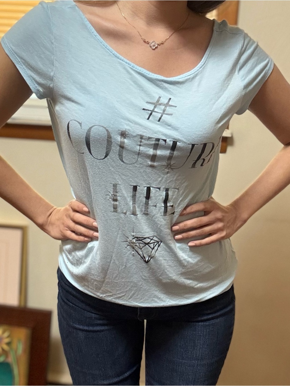 Juicy Couture Light Blue Tee